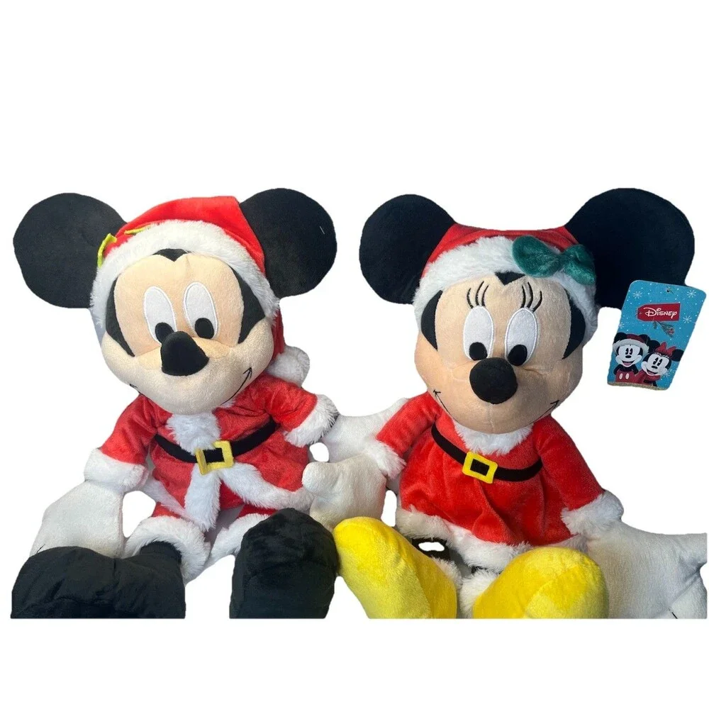 Disney Parks Holiday Cheer Christmas Santa ClausMickey & Minnie Mouse 8